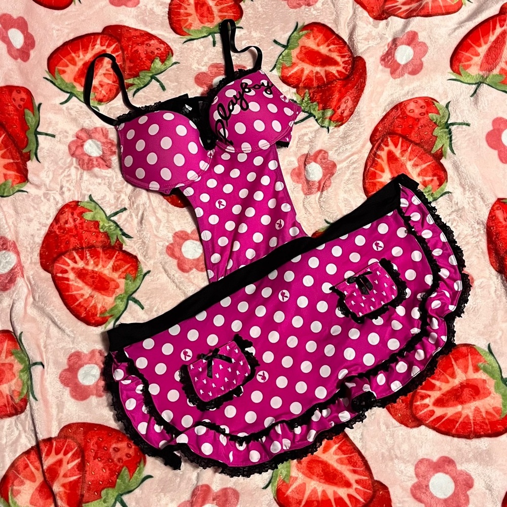 Play Boy Lingerie Dress / Apron
